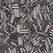 Miyuki Bugles 6mm kralen - Nickel plated BGL2-190